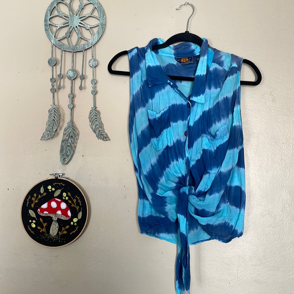 Route 66 Tie Dye Tie Top